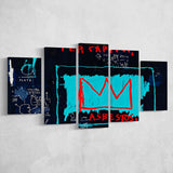 King Of Street Art Urban Graffiti Large Canvas Prints Multi Panels Wall Art Prints Home Decor