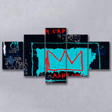 King Of Street Art Urban Graffiti Large Canvas Prints Multi Panels Wall Art Prints Home Decor