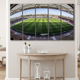 Kingsholm Stadium, Stadium Canvas, Sport Art, Gift for him, Multi Panels B, Canvas Prints Wall Art Decor