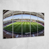 Kingsholm Stadium, Stadium Canvas, Sport Art, Gift for him, Multi Panels B, Canvas Prints Wall Art Decor