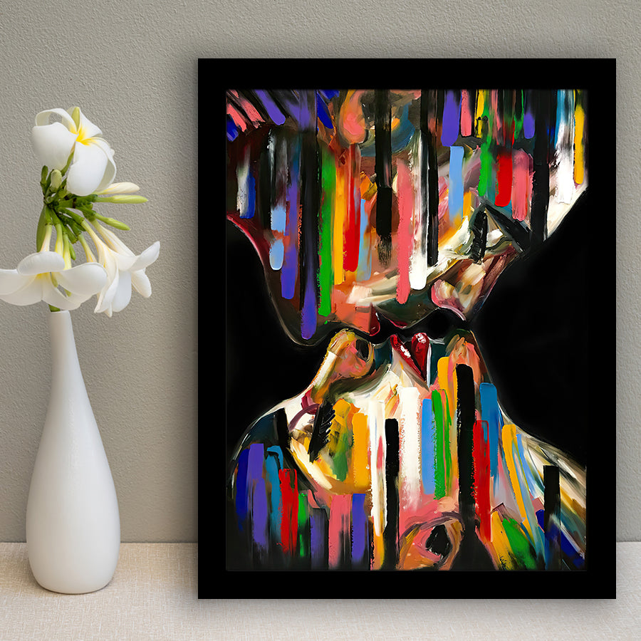 Kiss Colorful Framed Art Prints Wall Decor - Painting Prints, Wall Art, Framed Picture, For Sale