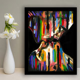 Kiss Colorful Framed Art Prints Wall Decor - Painting Prints, Wall Art, Framed Picture, For Sale
