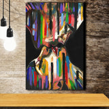 Kiss Colorful Canvas Prints Wall Art - Painting Canvas, Home Wall Decor, Painting Prints, For Sale