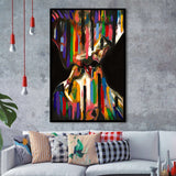 Kiss Colorful Framed Art Prints Wall Decor - Painting Prints, Wall Art, Framed Picture, For Sale