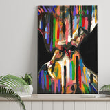 Kiss Colorful Canvas Prints Wall Art - Painting Canvas, Home Wall Decor, Painting Prints, For Sale