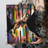 Kiss Colorful Canvas Prints Wall Art - Painting Canvas, Home Wall Decor, Painting Prints, For Sale