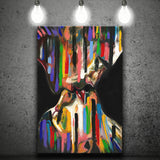 Kiss Colorful Canvas Prints Wall Art - Painting Canvas, Home Wall Decor, Painting Prints, For Sale