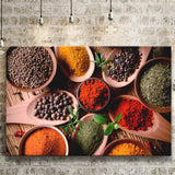 Kitchen Herbs Spices Canvas Prints Wall Art Decor - Painting Canvas,Home Decor, Ready to Hang