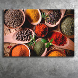Kitchen Herbs Spices Canvas Prints Wall Art Decor - Painting Canvas,Home Decor, Ready to Hang