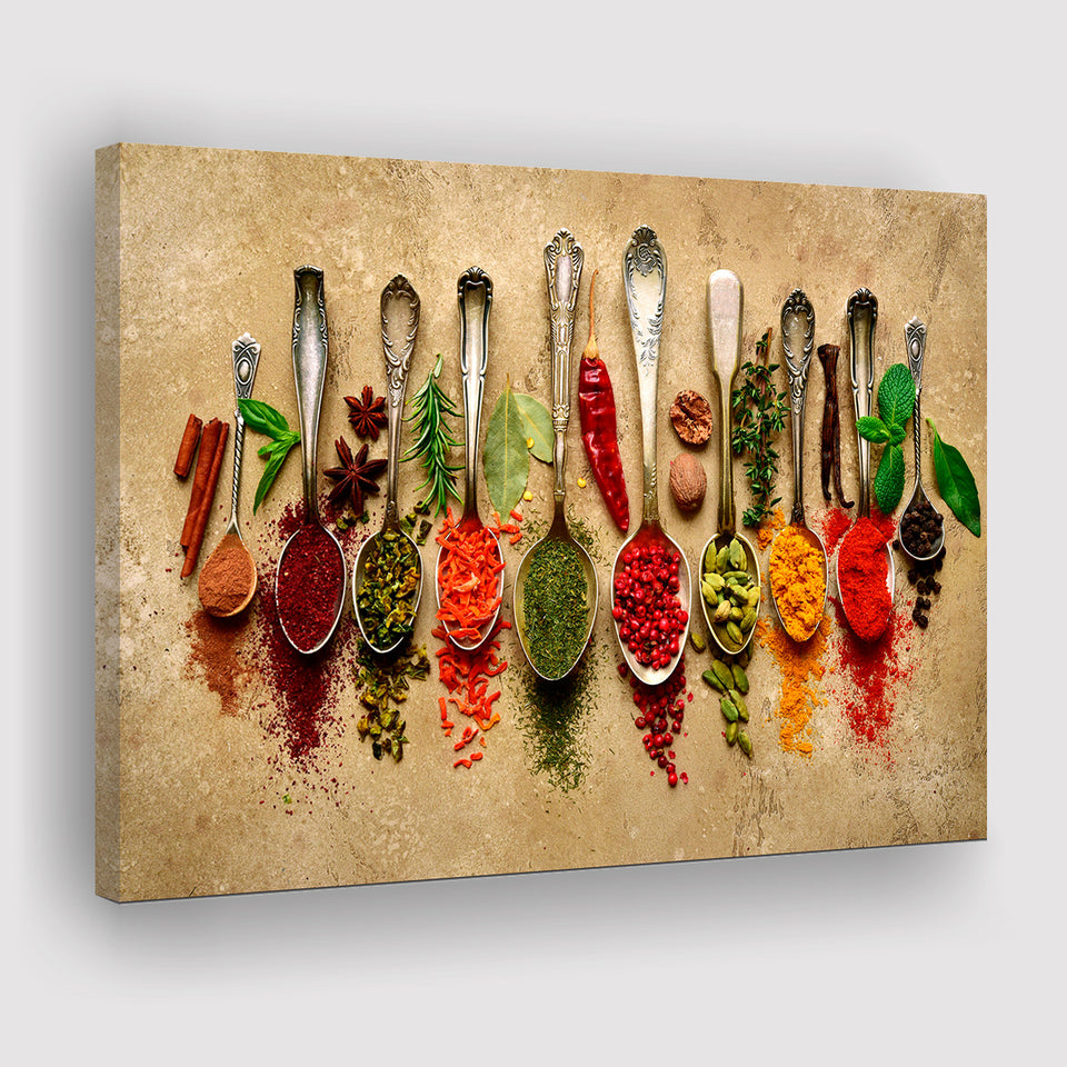 Kitchen Restaurant Spices Kitchen Landscape Canvas Prints Wall Art Home Decor - Painting Canvas, Ready to hang