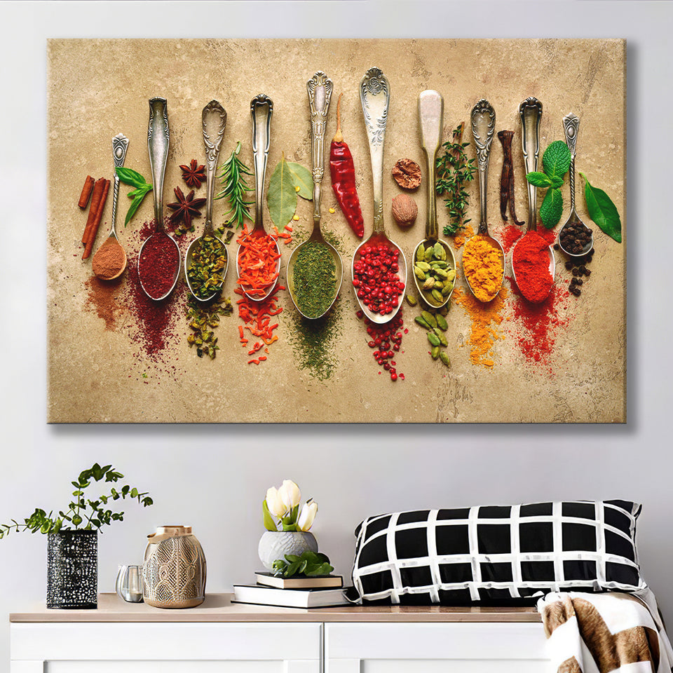 Kitchen Restaurant Spices Kitchen Landscape Canvas Prints Wall Art Home Decor - Painting Canvas, Ready to hang