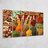 Kitchen Spices Decor Spices Print Spices Extra Large Canvas Prints Multi Panels B Wall Art Prints Home Decor