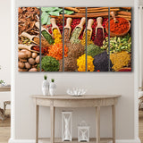 Kitchen Spices Decor Spices Print Spices Extra Large Canvas Prints Multi Panels B Wall Art Prints Home Decor