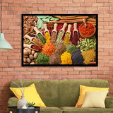 Kitchen Spices Framed Art Prints Wall Art Decor, Framed Picture, Home Decor