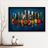 Kitchen Art Print Framed Canvas Prints Wall Art Decor, Framed Picture, Floating Frame