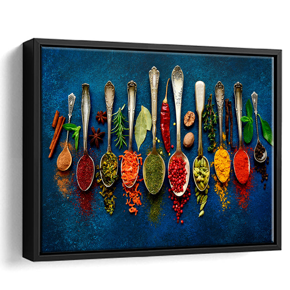 Kitchen Art Print Framed Canvas Prints Wall Art Decor, Framed Picture, Floating Frame