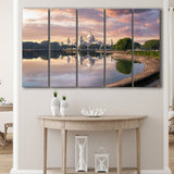 Kolkata India Wall Art 5 Piece B Canvas Prints Wall Art, Multi Panels,Large Canvas