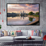 Kolkata India Wall Art Framed Canvas Prints Wall Art Decor, Framed Picture, Floating Frame