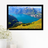 Konigssee Lake in Germany Alps Framed Canvas Prints Wall Art - Painting Canvas, Wall Decor, Home Decor