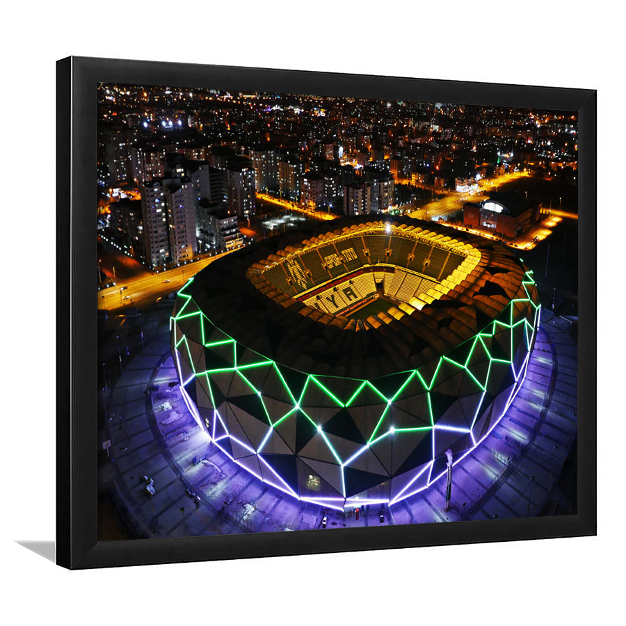 Konya Buyuksehir Stadium Art Prints Wall Decor - Painting Prints, Wall Art, Fan Gift, For Sale