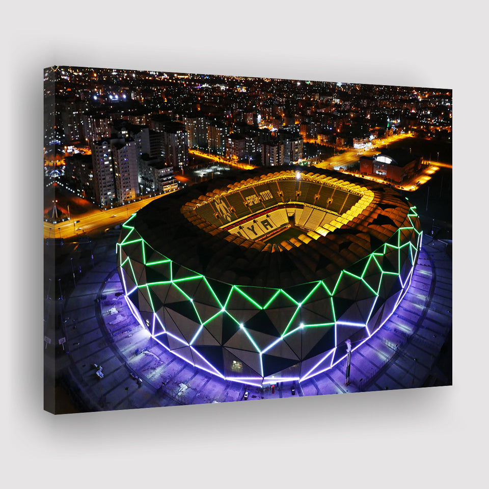 Konya Buyuksehir Stadium Canvas Prints Wall Art - Painting Canvas, Wall Decor, Fan Gift, Art Prints