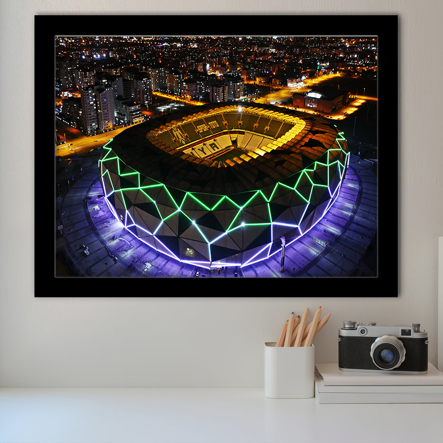 Konya Buyuksehir Stadium Art Prints Wall Decor - Painting Prints, Wall Art, Fan Gift, For Sale