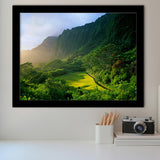 Koolau Golf Club Hole 15 Koolau Golf Courses, Hawaii, Golf Sport Print, Golf Lover, Framed Art Prints Home Decor