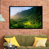 Koolau Golf Club Hole 15 Koolau Golf Courses, Hawaii, Golf Sport Print, Golf Lover, Framed Art Prints Home Decor