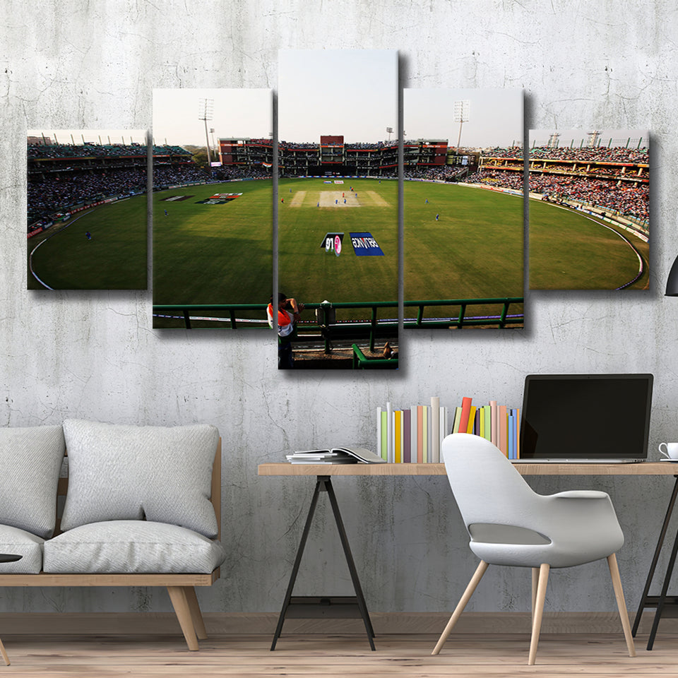 Kotla Stadium, Stadium Canvas, Sport Art, Large Canvas, Multi Panels, Canvas Prints Wall Art Decor
