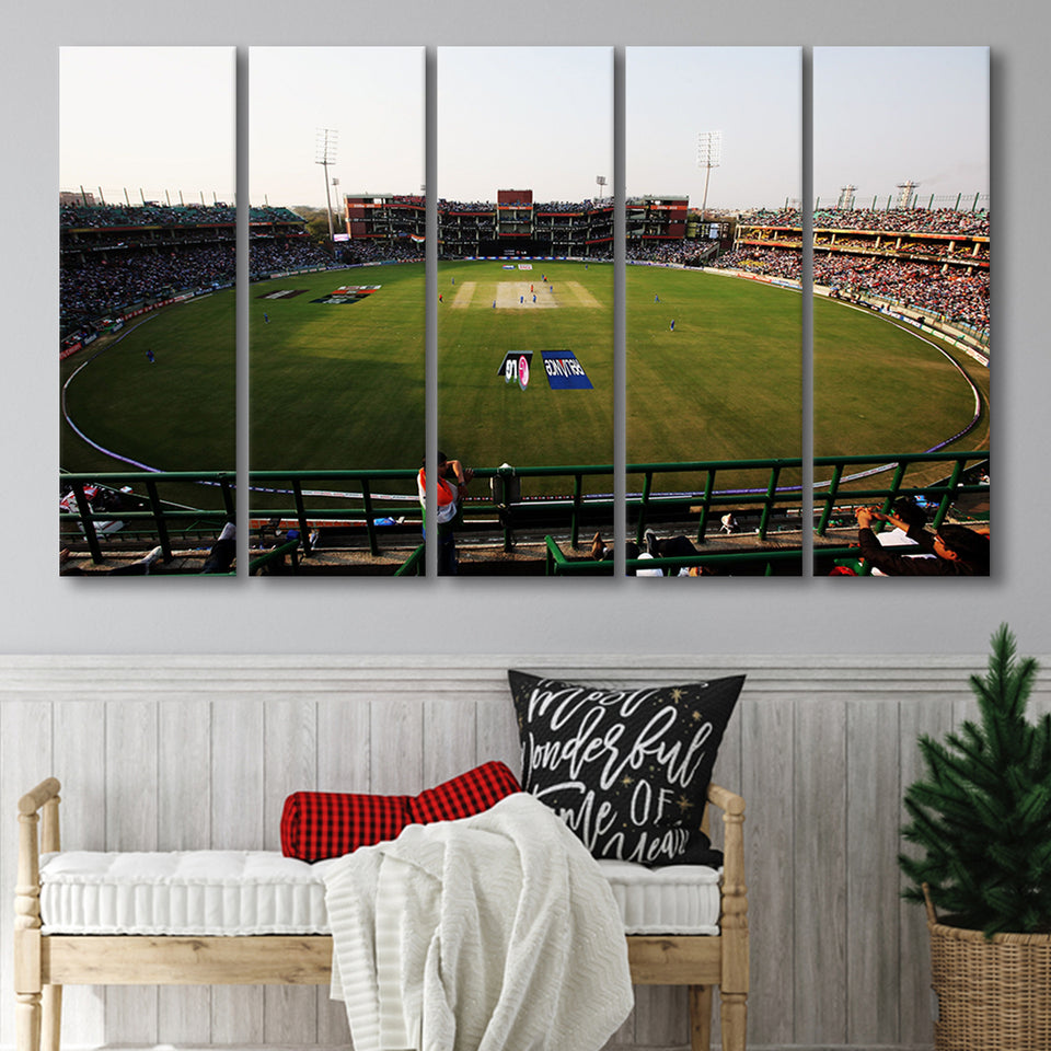 Kotla Stadium, Stadium Canvas, Sport Art, Gift for him, Multi Panels B, Canvas Prints Wall Art Decor