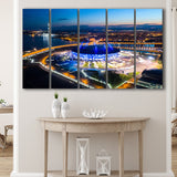 Krestovsky Stadium Saint petersburg, Stadium Canvas, Sport Art, Gift for him, Multi Panels B, Canvas Prints Wall Art Decor