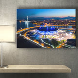 Krestovsky Stadium Saint petersburg, Stadium Canvas, Sport Art, Gift for him, Fan Gift, Canvas Prints Wall Art Decor
