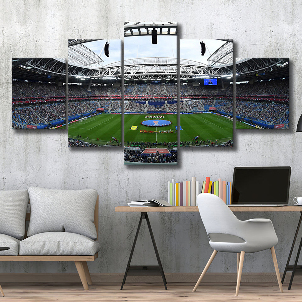 Krestovsky Stadium, Stadium Canvas, Sport Art, Large Canvas, Multi Panels, Canvas Prints Wall Art Decor