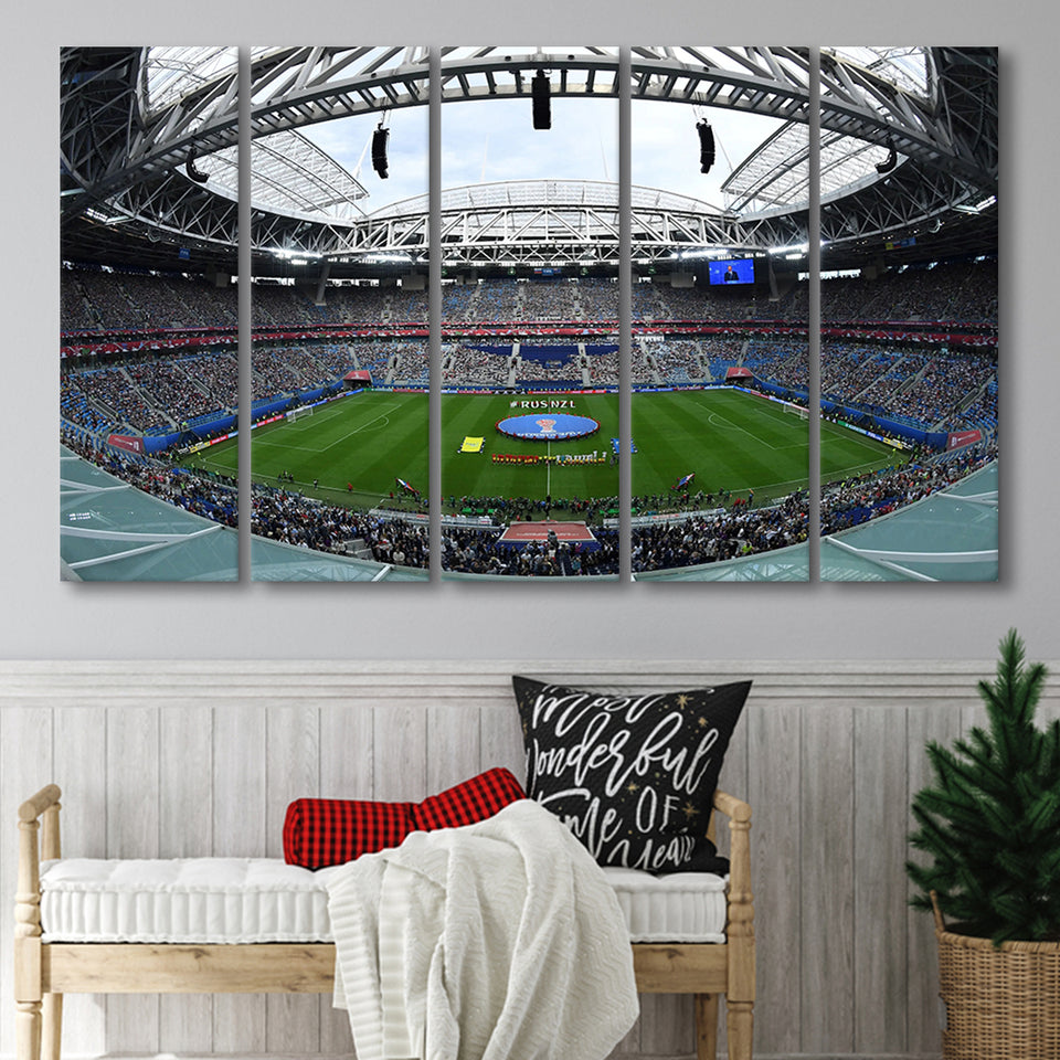 Krestovsky Stadium, Stadium Canvas, Sport Art, Gift for him, Multi Panels B, Canvas Prints Wall Art Decor