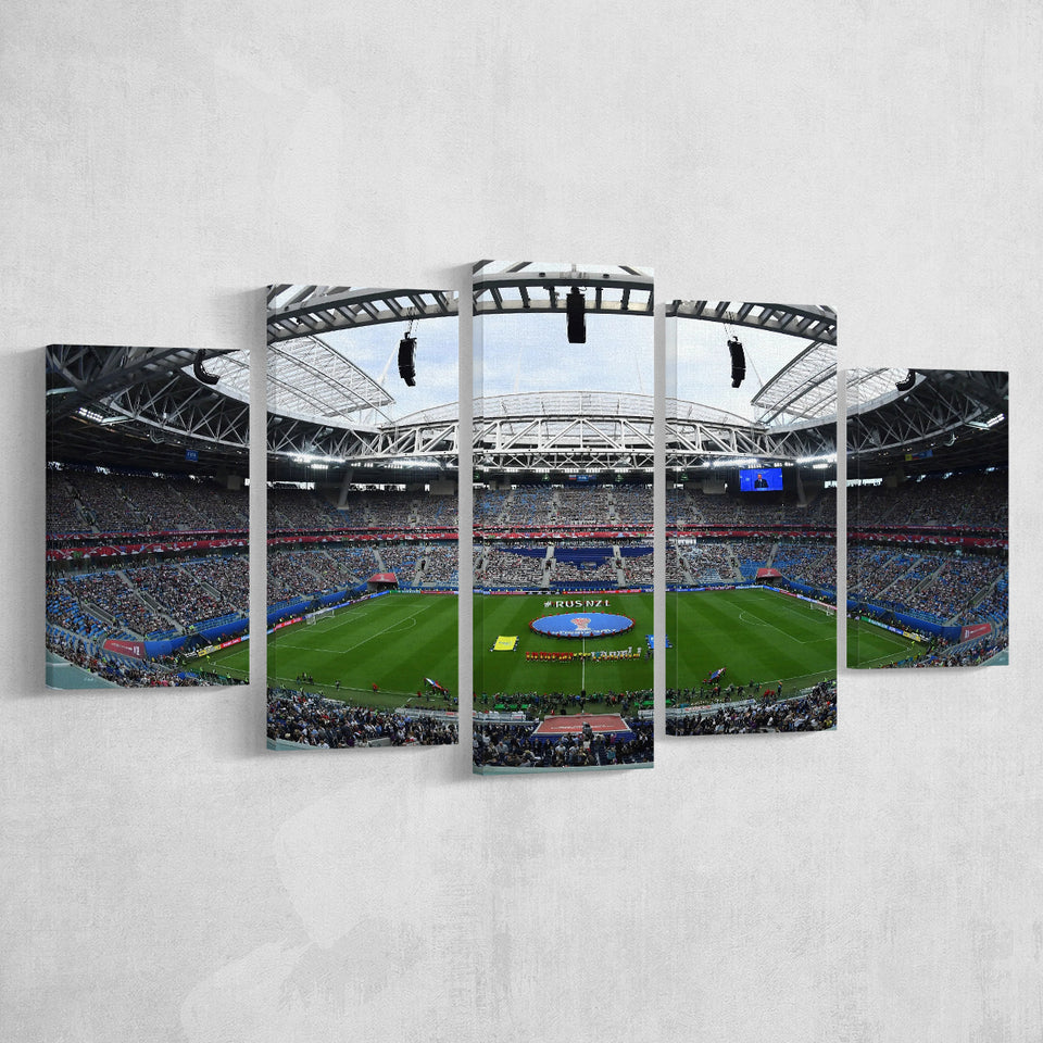 Krestovsky Stadium, Stadium Canvas, Sport Art, Large Canvas, Multi Panels, Canvas Prints Wall Art Decor