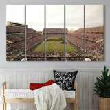 Kyle Field, Stadium Canvas, Sport Art, Gift for him, Multi Panels B, Canvas Prints Wall Art Decor
