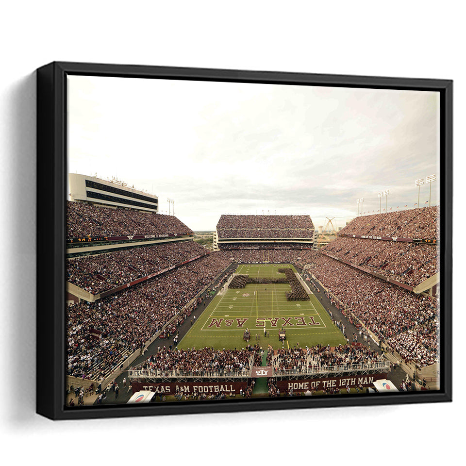 Kyle Field, Stadium Canvas, Sport Art, Gift for him, Framed Canvas Prints Wall Art Decor, Framed Picture