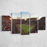 Kyle Field Stadium Canvas Prints Texas AM Aggies Wall,Multi Panels,Sport Stadium Art Prints, Fan Gift