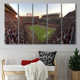 Kyle Field Stadium Canvas Prints Texas AM Aggies Wall,Multi Panels B,Sport Stadium Art Prints, Fan Gift