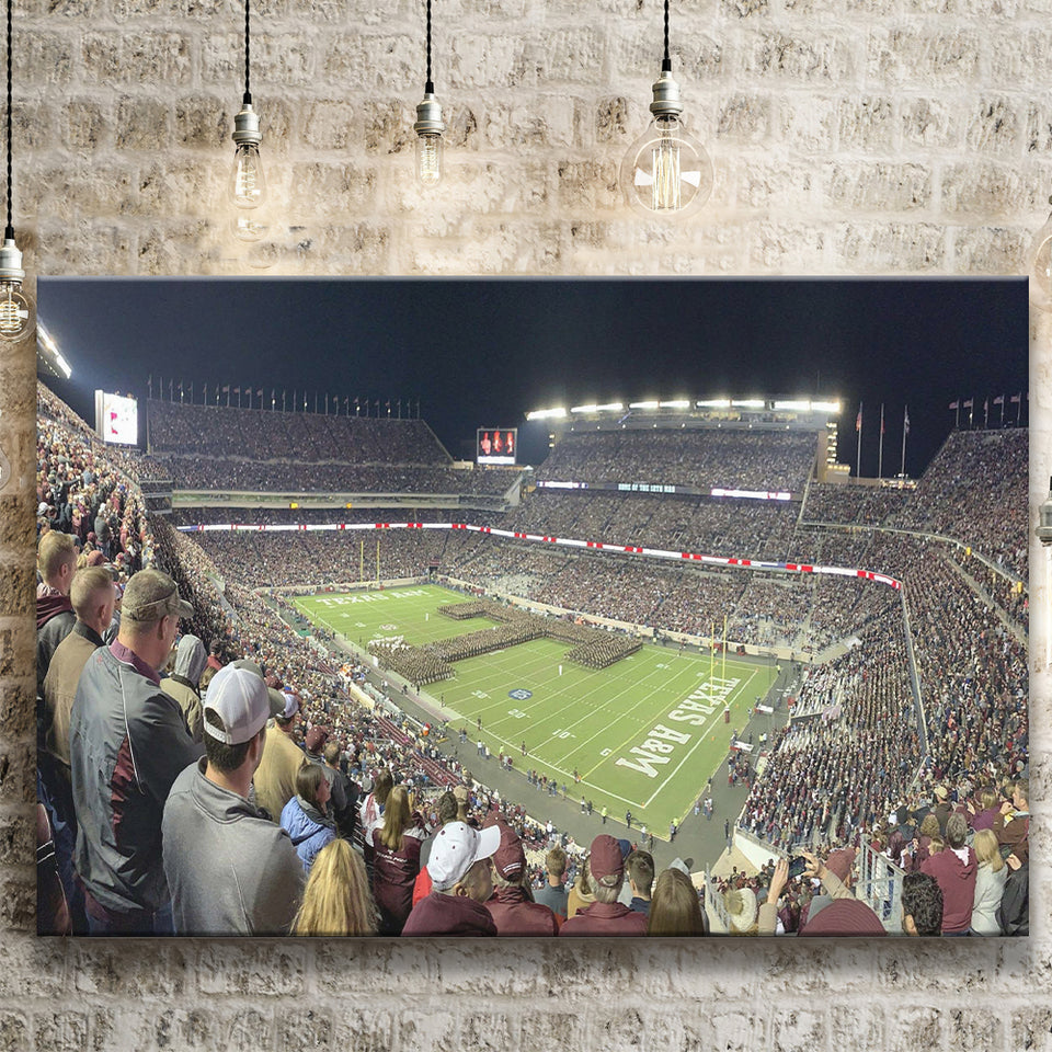 Kyle Field Stadium Wall Art Texas AM Aggies,Sport Stadium Art Prints, Fan Gift, Wall Decor