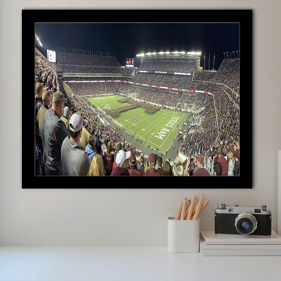Kyle Field Stadium Wall Art Texas AM Aggies,Sport Stadium Art Prints, Fan Gift, Wall Decor