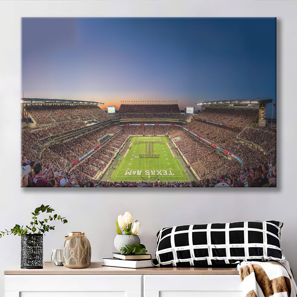 Kyle Field Texas Stadium Canvas Prints Wall Art - Painting Canvas, Wall Decor, Canvas Art, For Sale