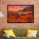 Kyoto Japan Kiyomizudera Temple City Art Watercolor Framed Art Prints Wall Art Decor,Framed Picture