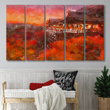 Kyoto Japan Kiyomizudera Temple 5 Pieces Extra Large Canvas Prints Wall Art Home Decor
