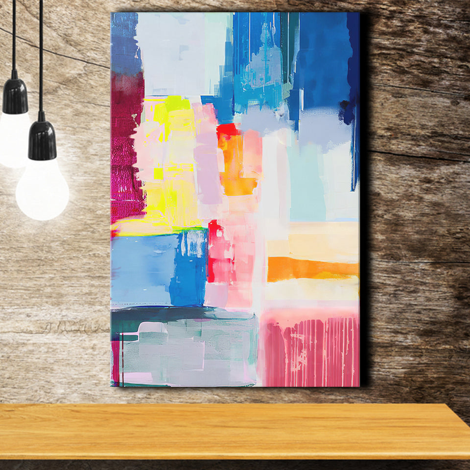 Large Color Abstract Art Canvas Prints Wall Art - Painting Canvas, Wall Decor, Home Decor, Prints for Sale