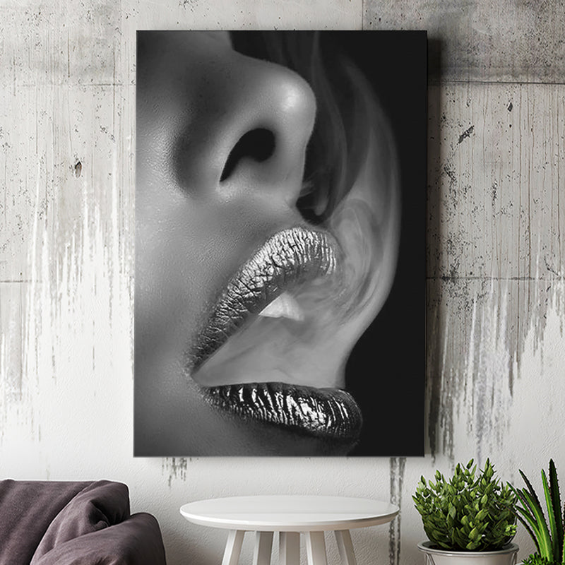Black Canvas Art Smoking Women Print On Canvas Oil Painting Wall Art  Posters and Prints Wall Pictures for Living Room Home Decor