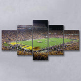 LSU Tigers Stadium Canvas Prints Tiger Stadium Wall Art Louisiana V1,Multi Panels,Sport Stadium Art Prints, Fan Gift