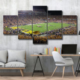 LSU Tigers Stadium Canvas Prints Tiger Stadium Wall Art Louisiana V1,Multi Panels,Sport Stadium Art Prints, Fan Gift