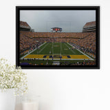 LSU Tigers Stadium Framed Canvas Prints Tiger Stadium Wall Art Louisiana,Sport Stadium Art Prints, Fan Gift
