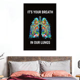 Lungs Framed Art Prints - Framed Prints, Painting Prints, Prints for Sale, Painting Art